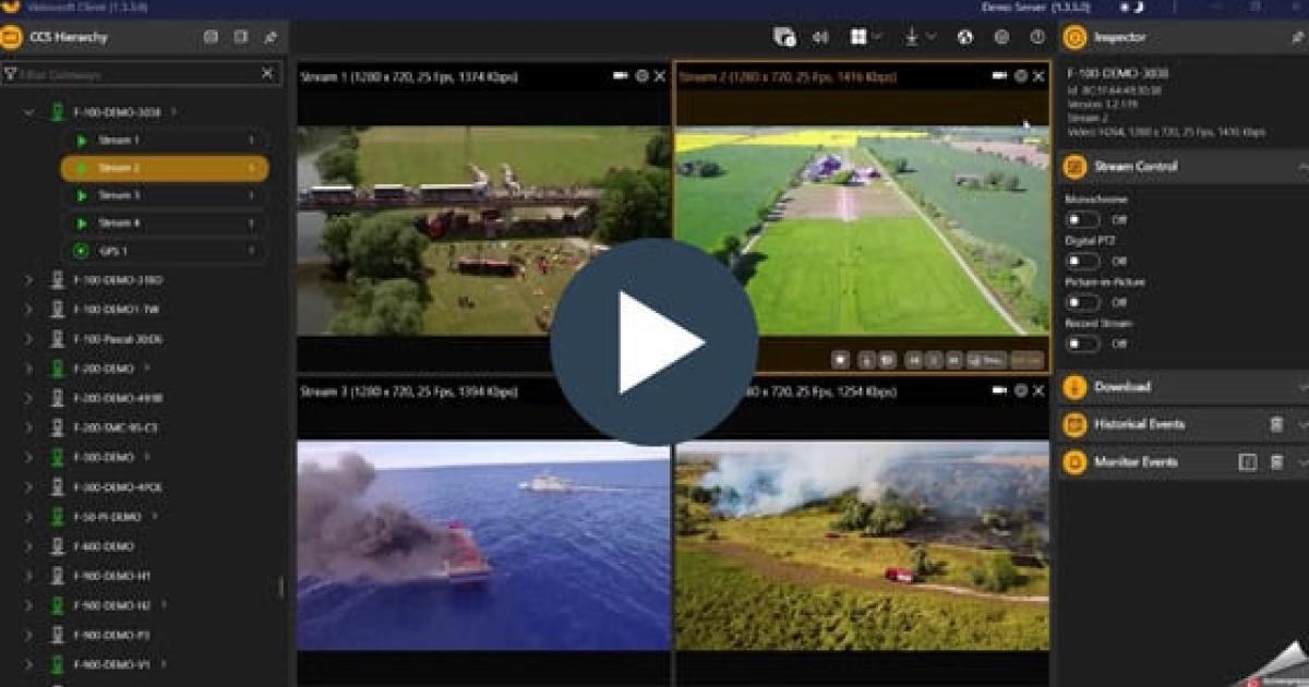 Videosoft Global and Skytrac video streaming
