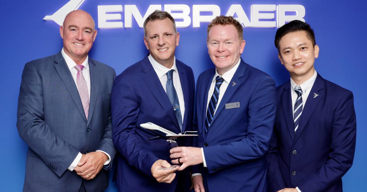 Embraer and ExecuJet MRO Services agree new service center in Perth