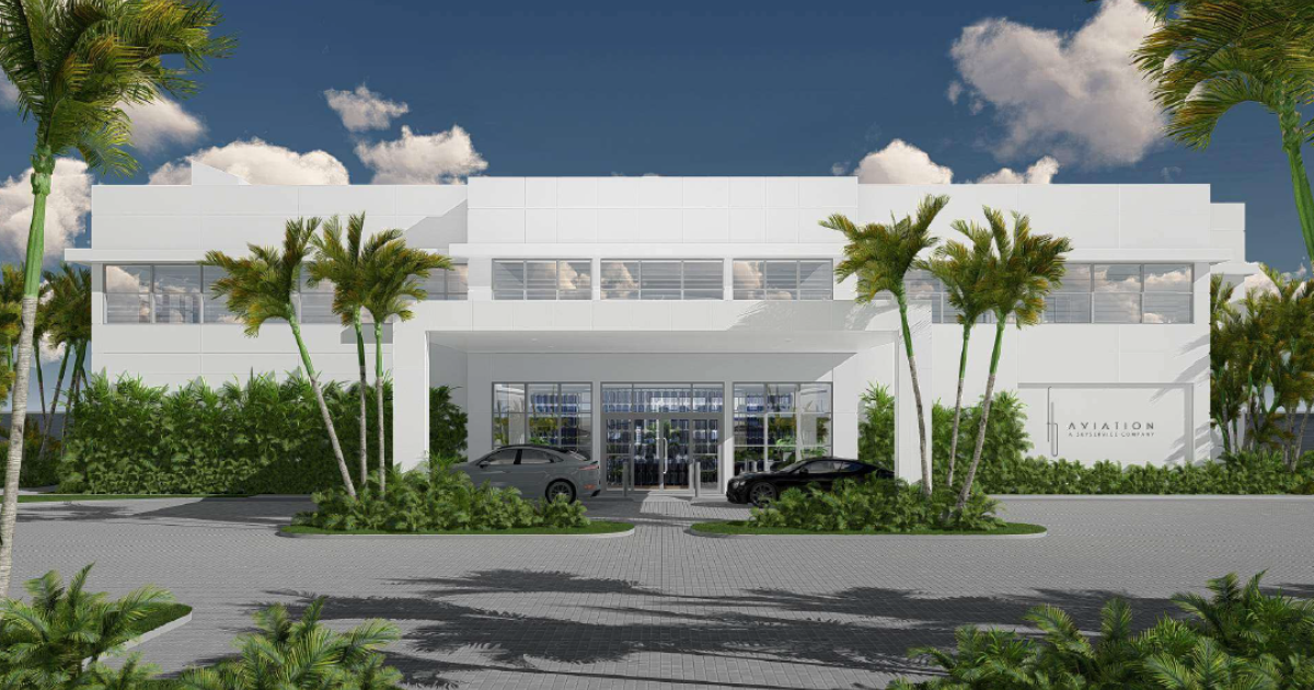 Artist rendering of Fontainebleau Aviation KFLL