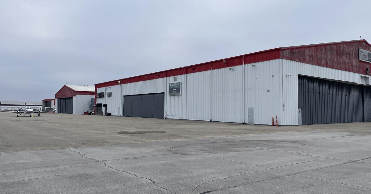 Premier Private Aviation hangar in Dayton, Ohio