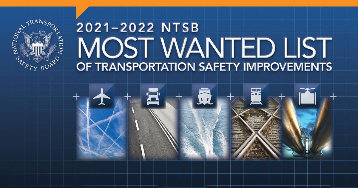 NTSB Safety List 2021-2022