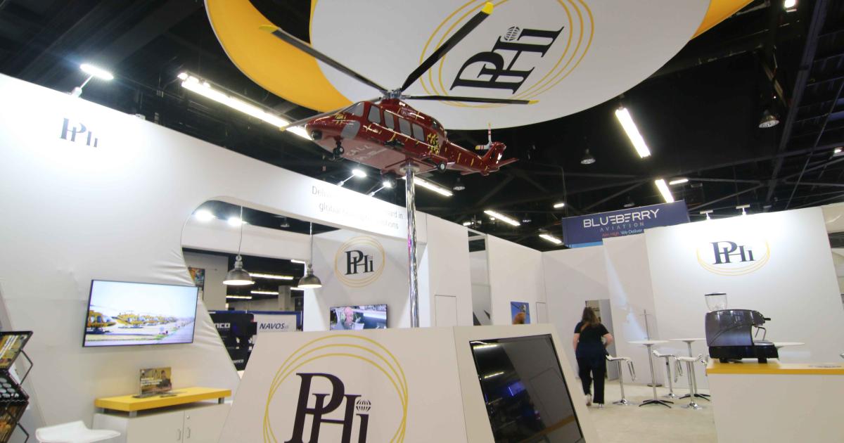 PHI booth at Heli-Expo 2024