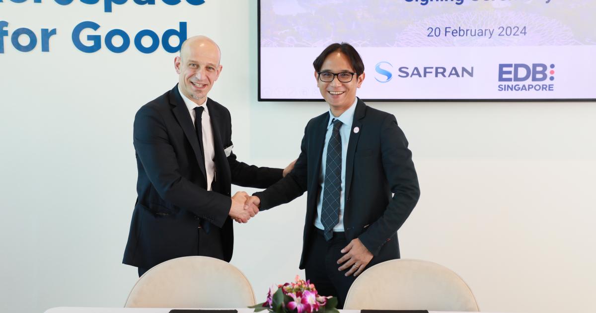 Safran Electrical and Singapore EDB sign agreement