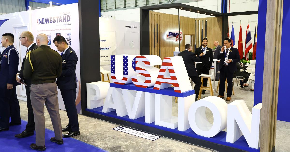 USA Pavilion at Singapore Airshow 2024
