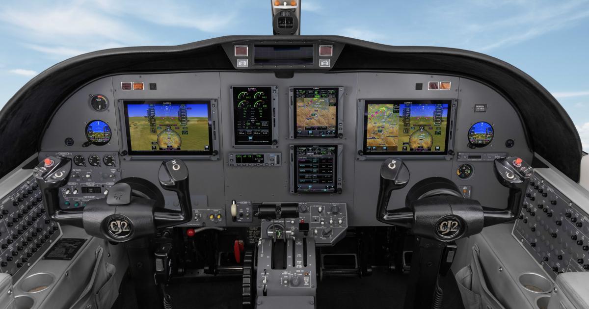 Garmin Cessna Citation CJ2 avionics retrofit