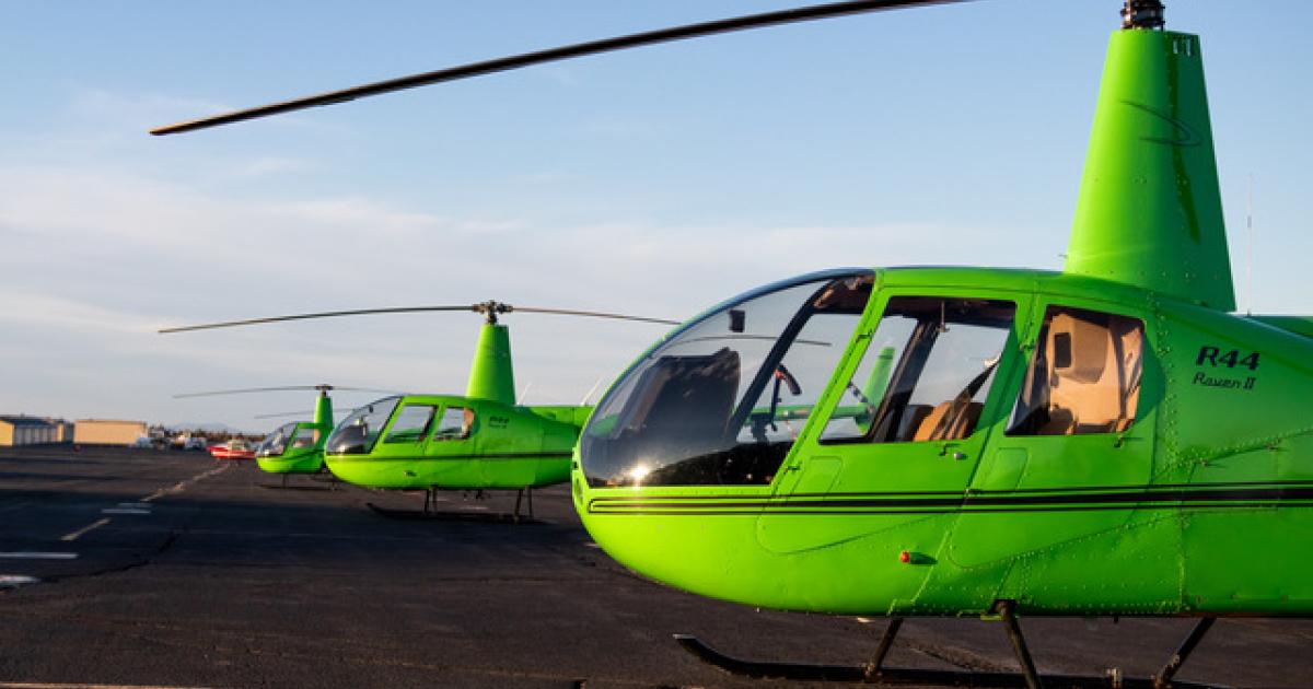 Leading Edge Flight Academy helicopters