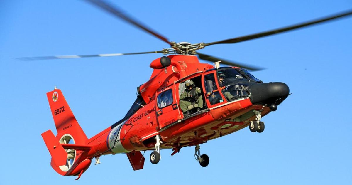 U.S. Coast Guard MH-65 helicopter