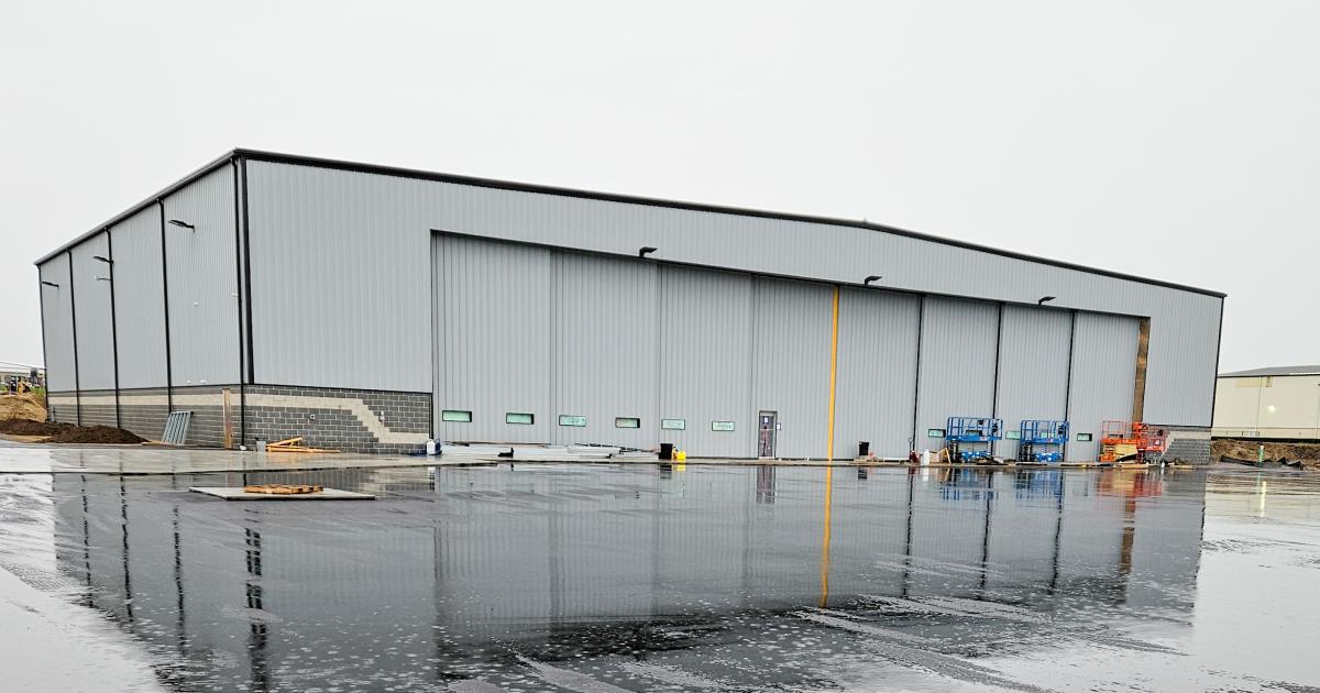 New hangar at Maven by Midfield FBO at KPTK