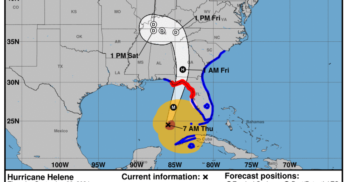 Southeast U.S. Prepares for Big Hurricane Helene Impact | Aviation ...