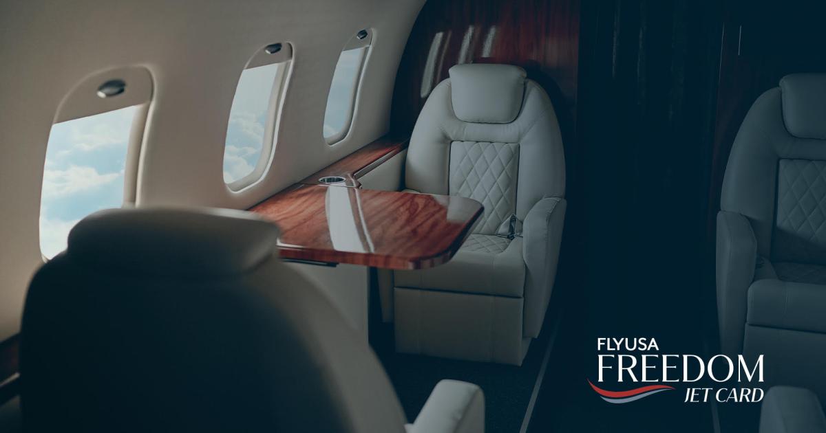 FlyUSA Launches 'Freedom Jet Card' | Aviation International News