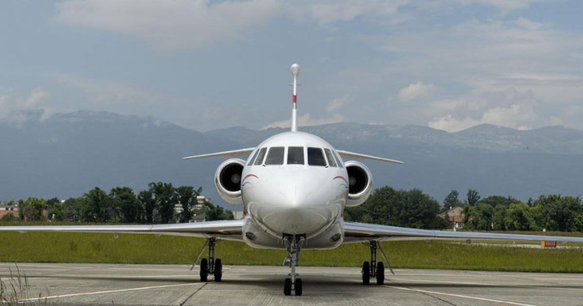 Dassault Falcon Jet with Aviation Partners Winglets