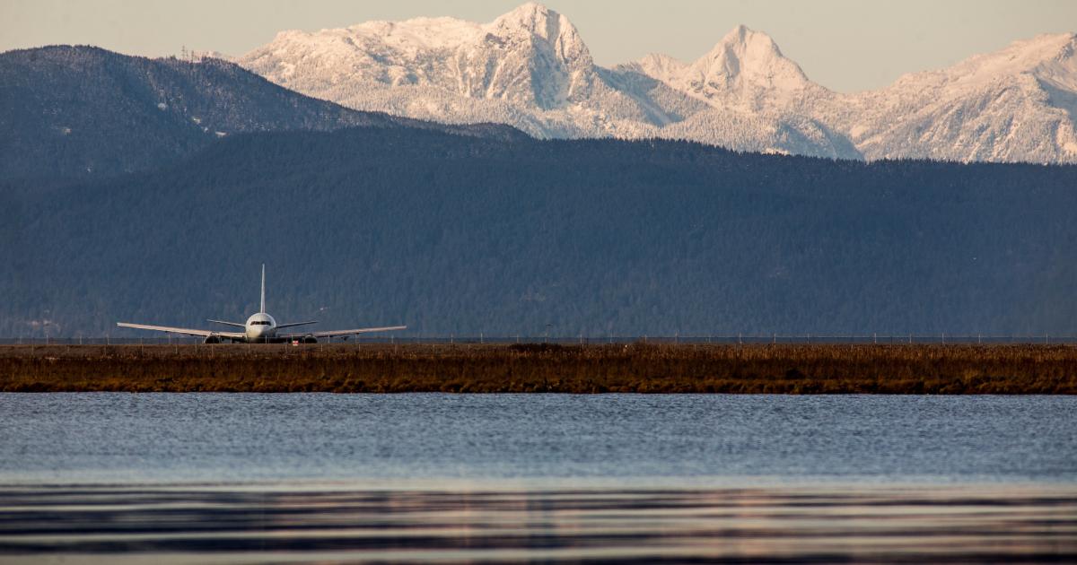 Vancouver International Airport approach