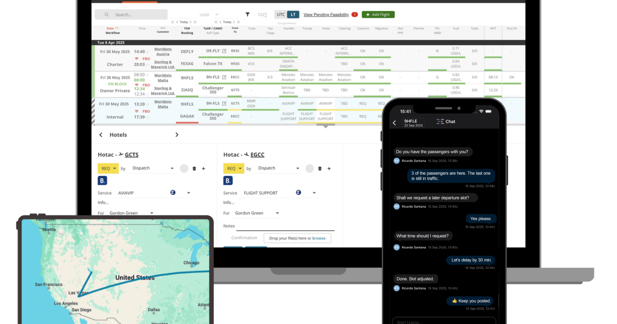 Aviation software provider FL3XX said its aviation management platform has processed more than $1 billion in operator revenue over the past 18 months 