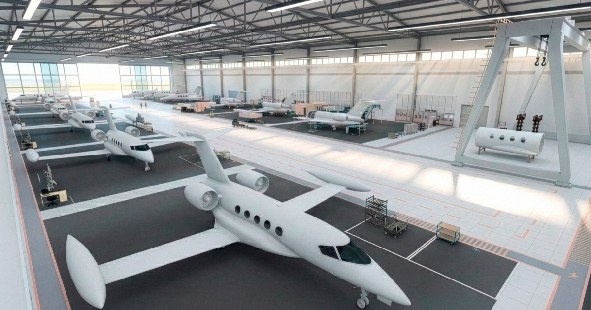 Beyond Aero business jet factory