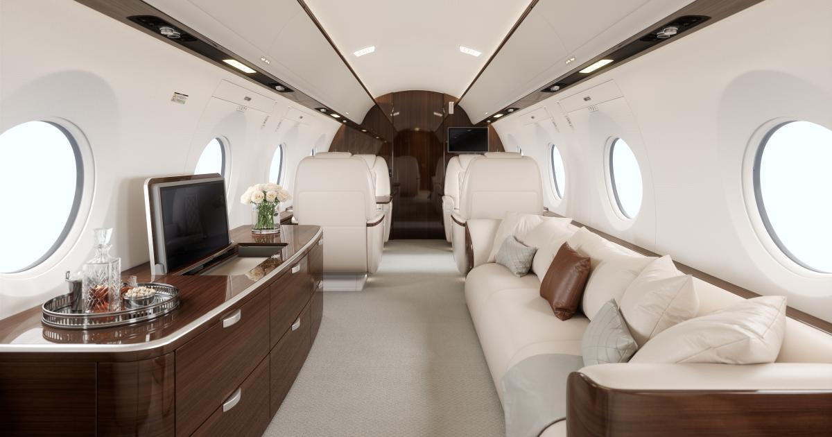Bizjet interior