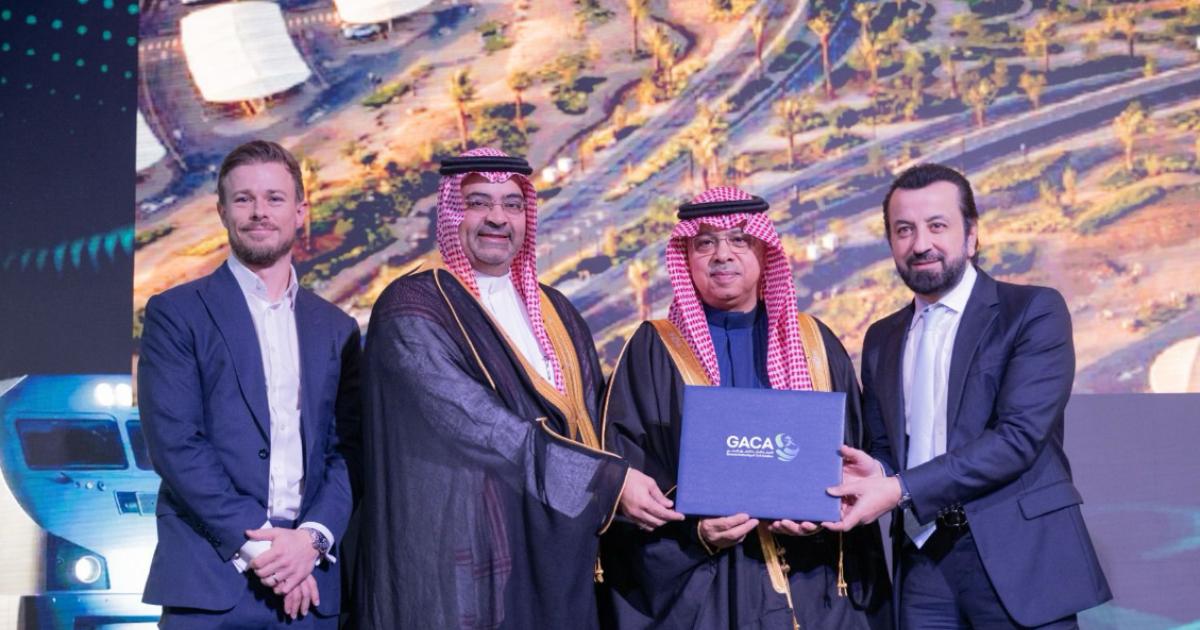 Jetex and GACA officials 