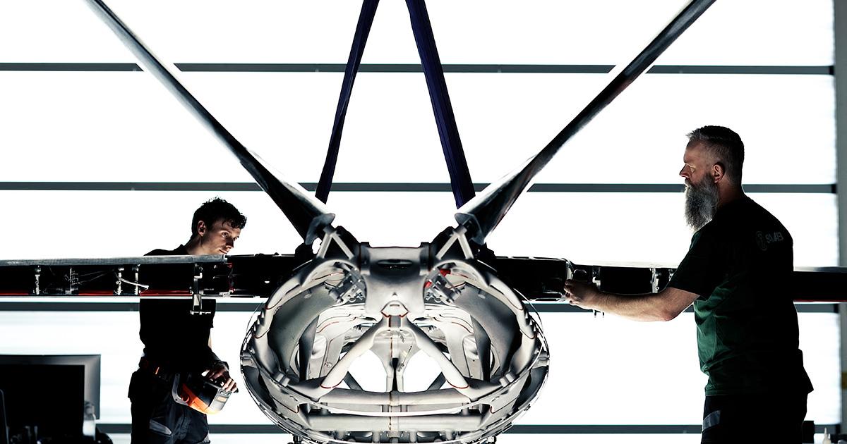 Saab 3D-printed fuselage 