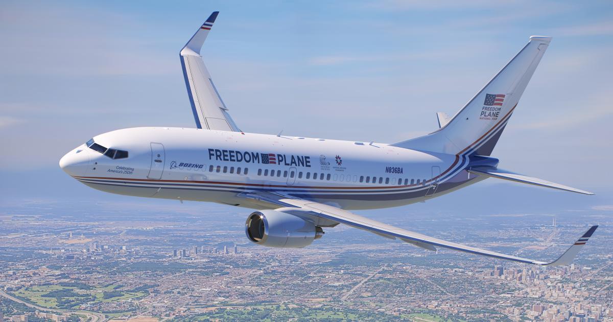 Boeing 737 Freedom Plane