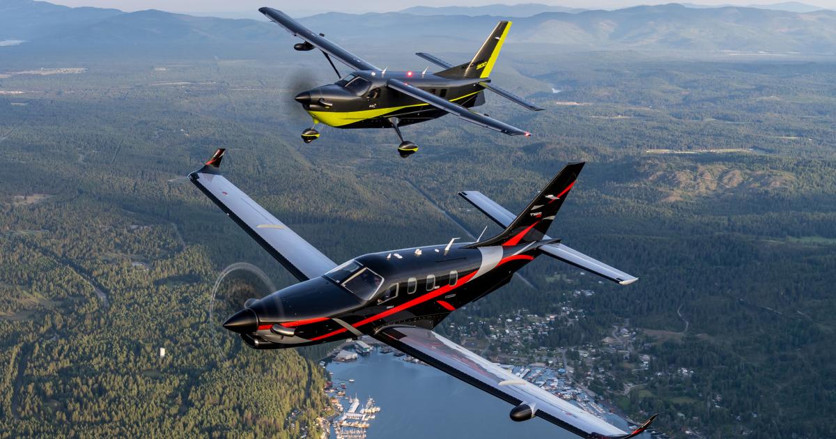 Daher TBM and Kodiak aircraft