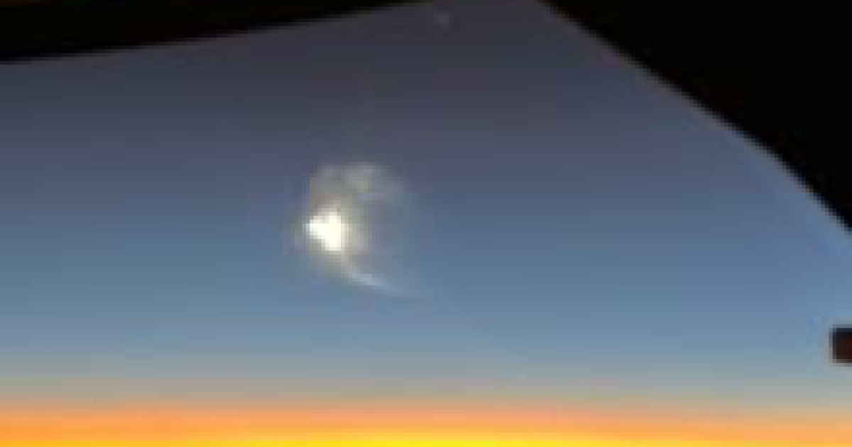 March 6 explosion over Gulf near Florida sent to AIN as a Photo of the Week submission in 2025