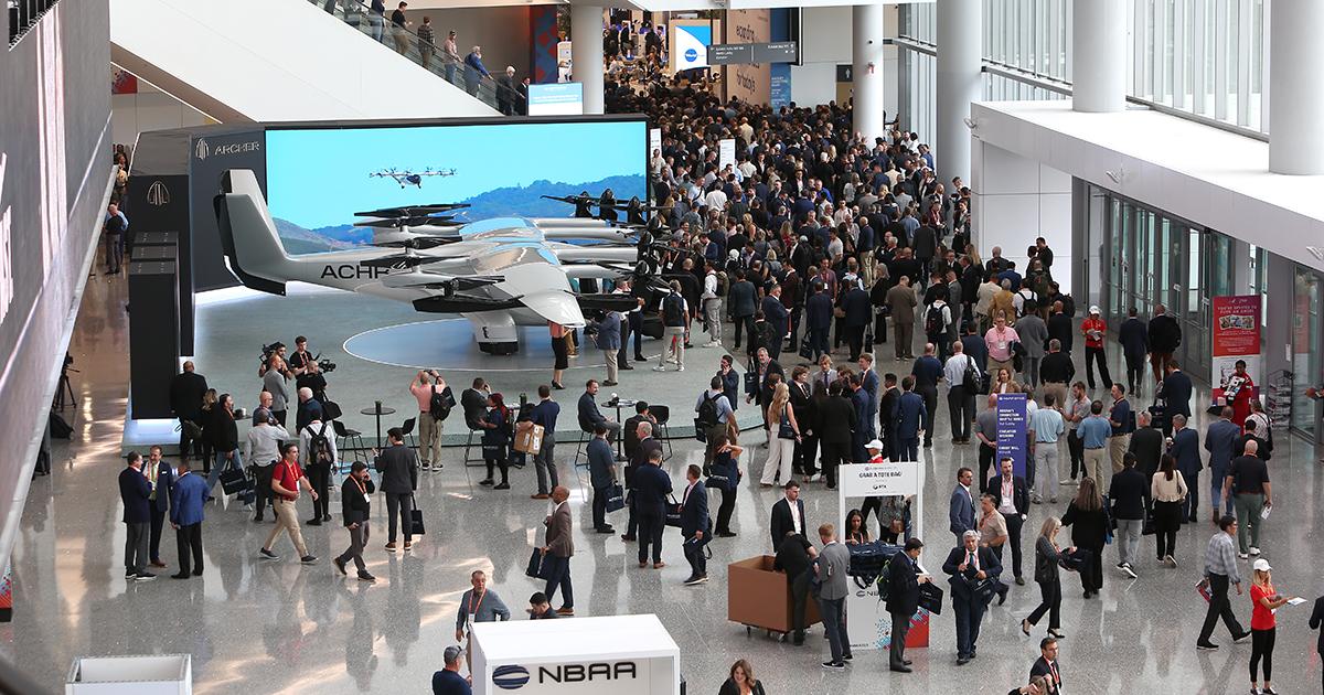 NBAA-BACE 2025 crowd