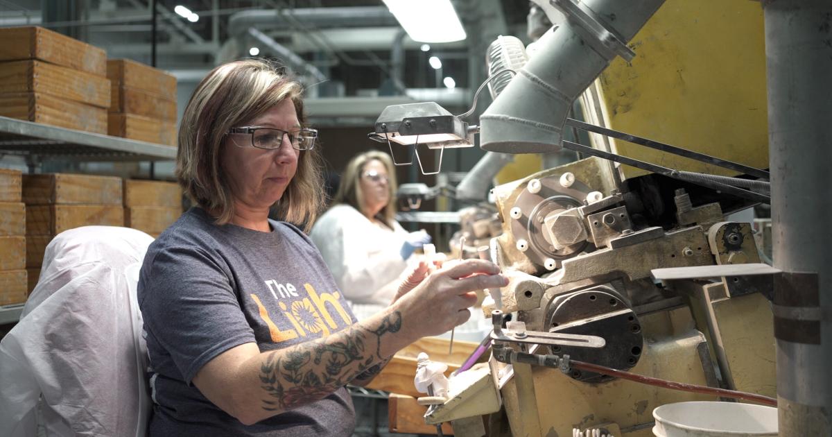 workers in a factory setting