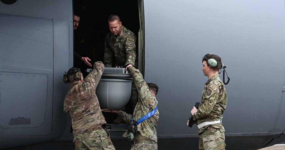 SD Government roll-on/roll-off satcom system for C-130H/J