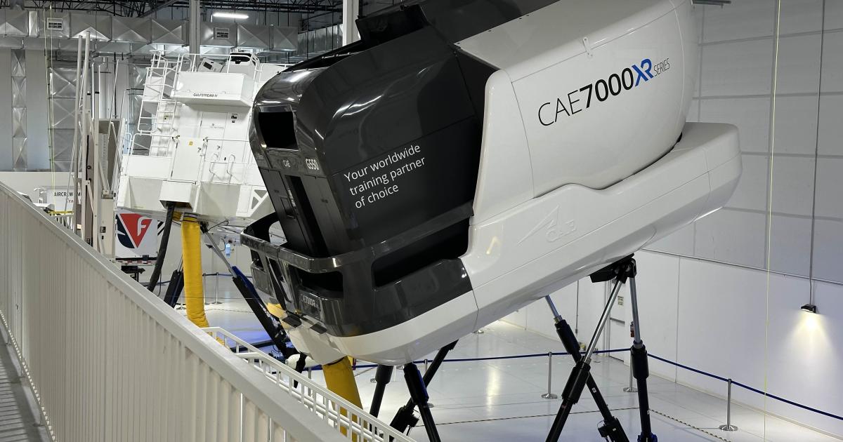 CAE 7000XR flight simulator