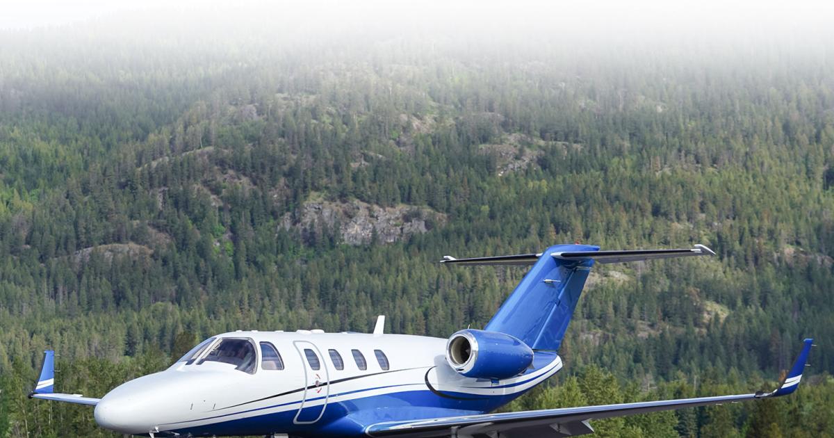 Citation CJ with Tamarack winglets
