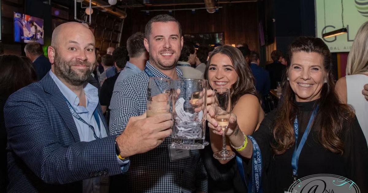 Aircraft Research Group happy hour at NBAA-BACE 2025