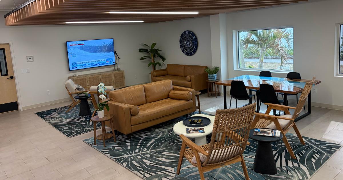 lobby at APP Jet Center KFPR