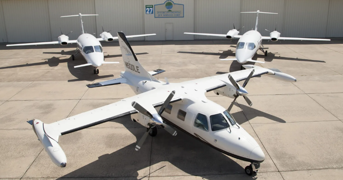 Three aircraft parked outside IJSC facility 