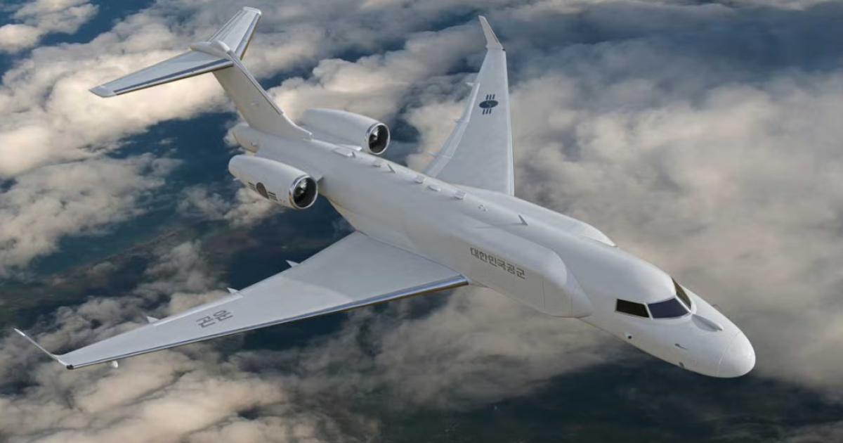 Rendering of 6500 special mission aircraft modification 
