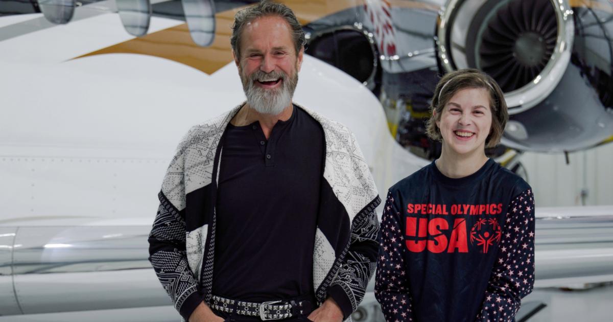 Omani Carson and Special Olympics athlete Rachel