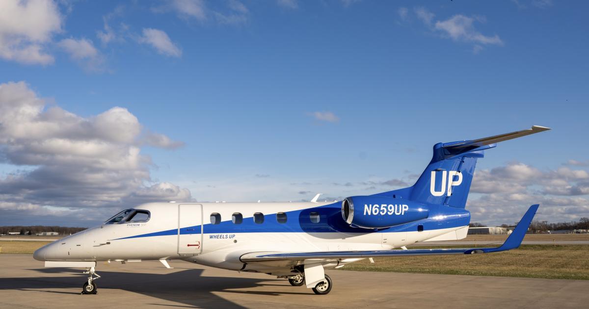 Wheels Up Phenom 300