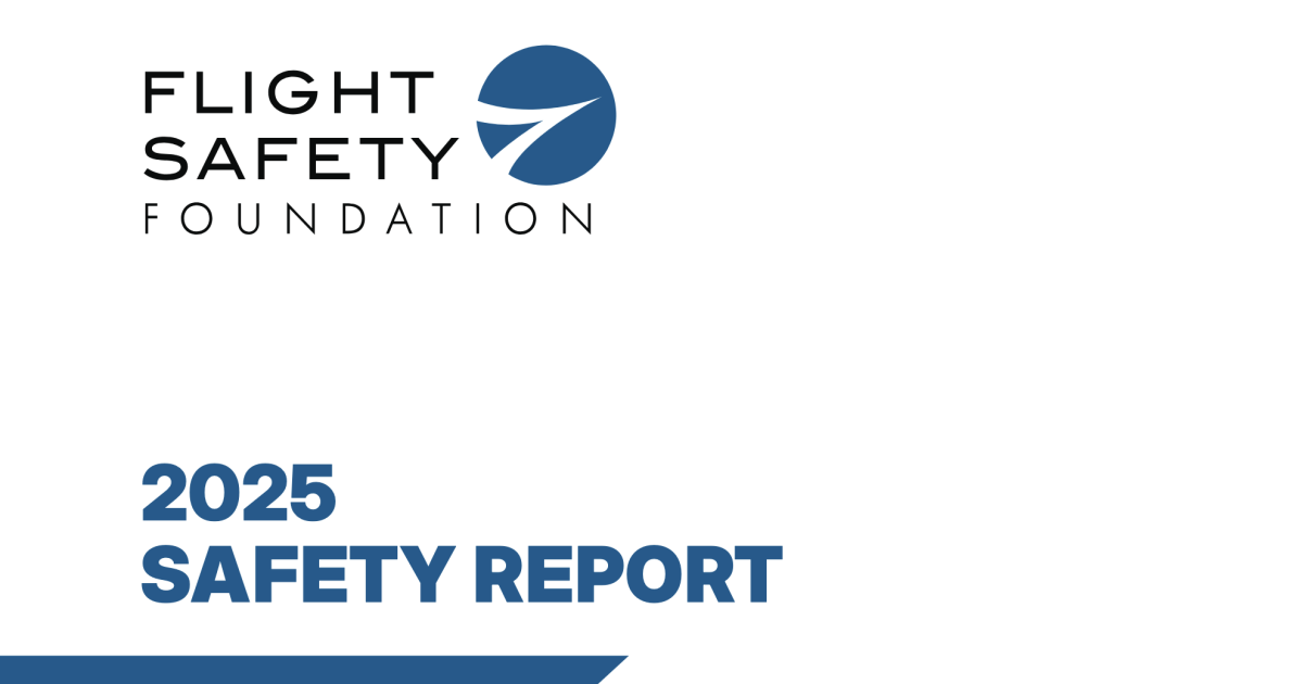 2025 Flight Safety Report cover