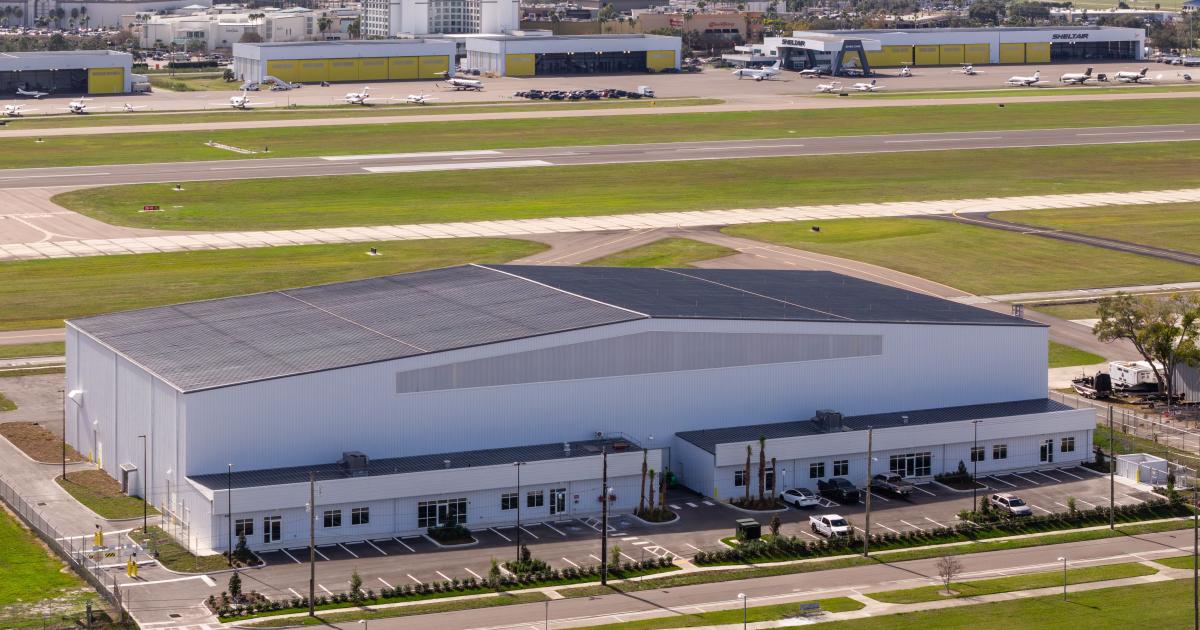 Sheltair MRO hangar at KTPA