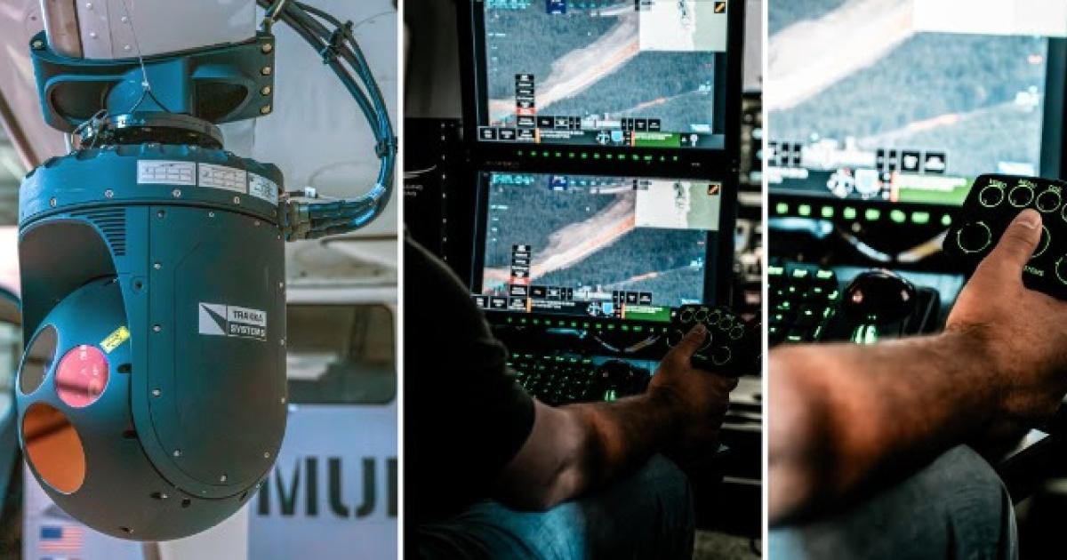 These photos detail the Kodiak 900 Multi-Mission Aircraft’s underwing sensor turret installation and the operator’s console