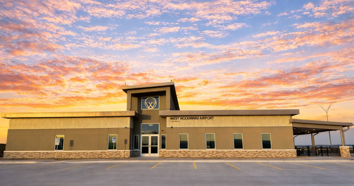 New Terminal at Oklahoma's West Woodward Airport