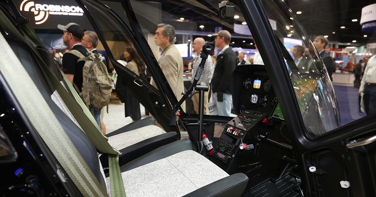 Robinson 44 Utility interior,