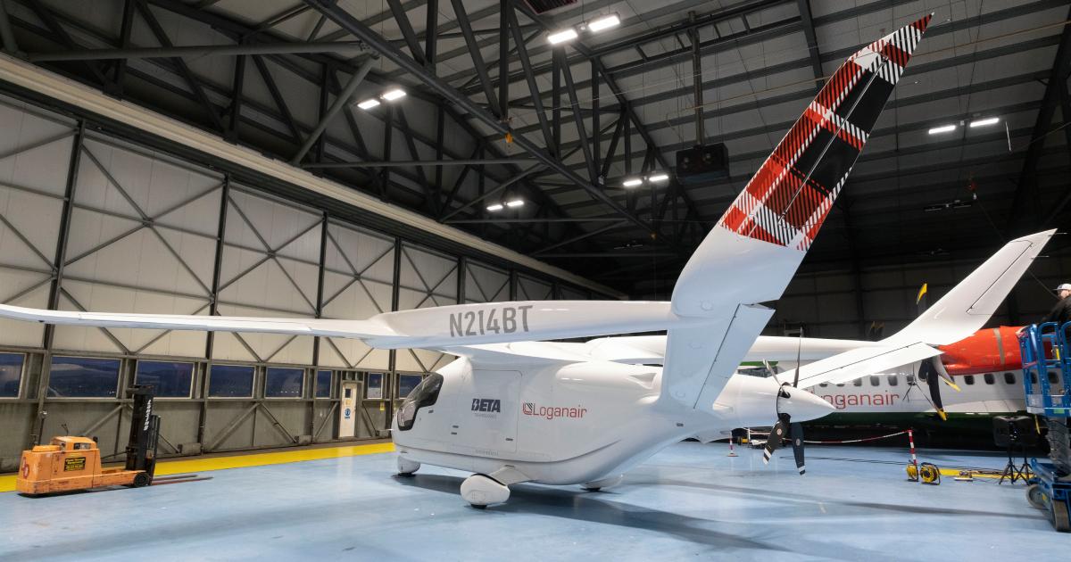 Beta Technologies Alia CTOL aircraft 