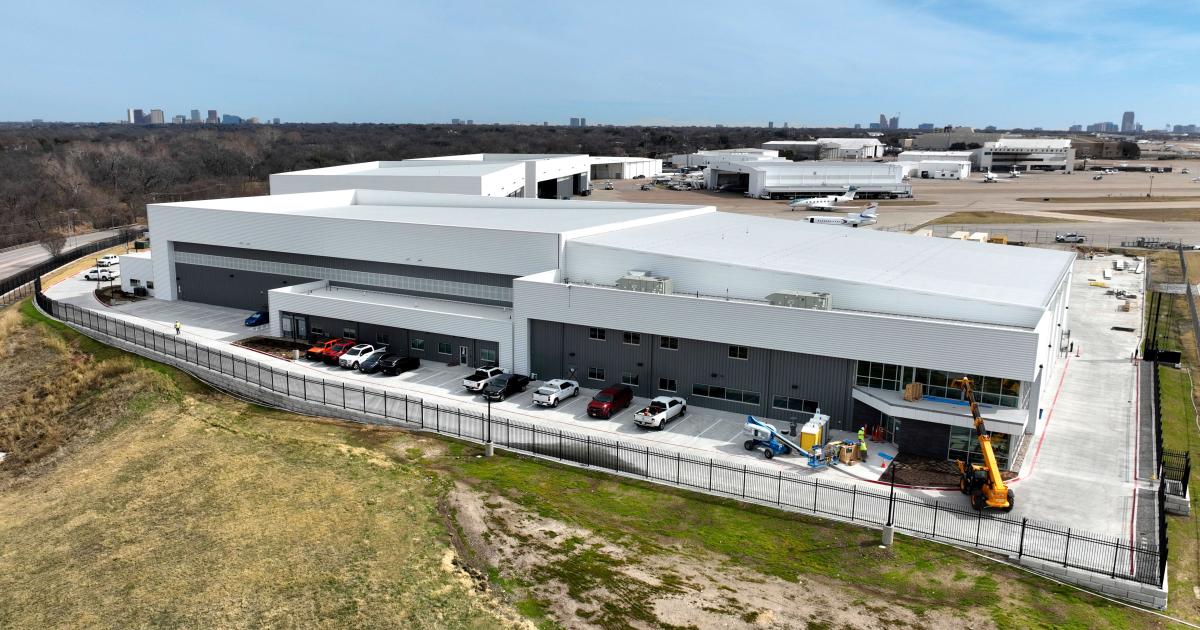 new Business Jet hangars at Dallas Love Field