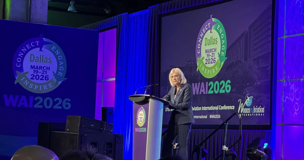 Jennifer Homendy speaks to the audience at WAI 2026