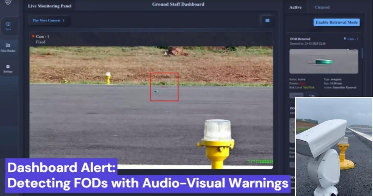 Skylark Labs Fixed FOD Detection at Airport
