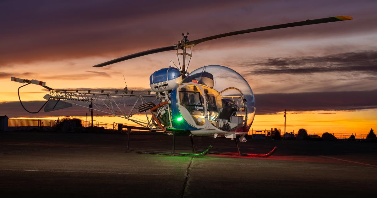 Wildhorse Helicopters Bell 47 helicopter