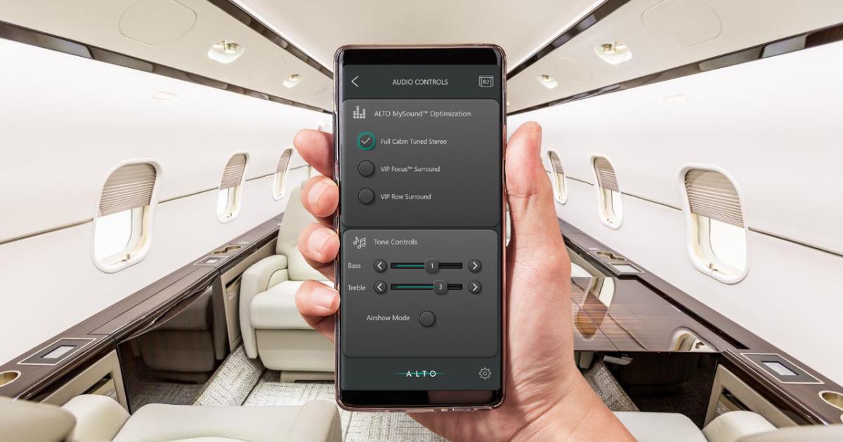 Alto Aviation cabin audio system