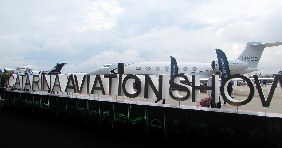 Catarina Aviation Show sign