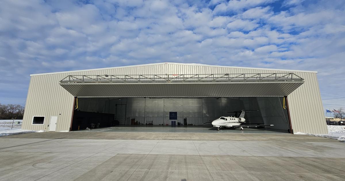 Gateway Jets new hangar at KCPS
