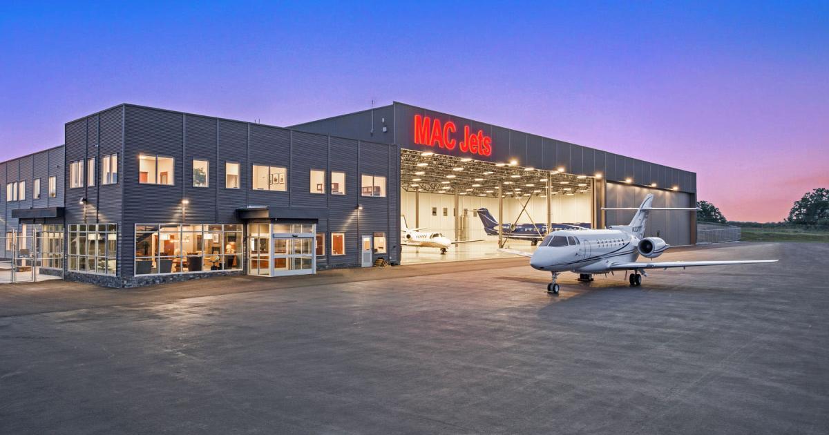 MAC Jets facility at KPWM