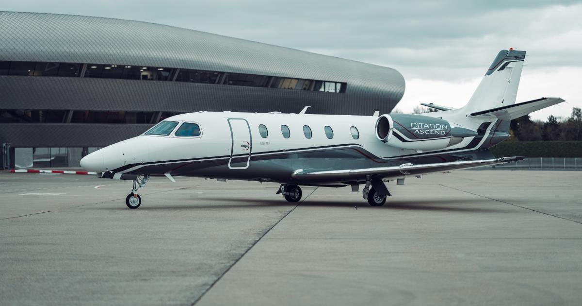 Cessna Citation Ascend at Farnborough Airport 
